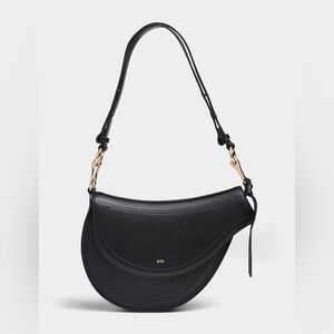 JW PEI Elegant Black Shoulder Bag